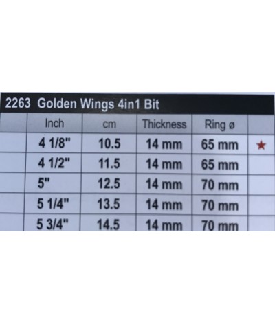 Stubben Golden Wings 4IN1 Snaffle Bit Single Jointed