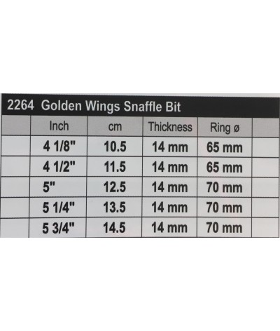 Stübben Golden Wings 3-Ring Gag Double Broken