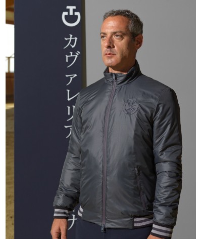 Cavalleria Toscana Men's Tokyo Nylon Zip Jacket